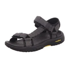 Skechers Herren-Sandalette RELAXED FIT: LOMELL - RIP TIDE Schwarz