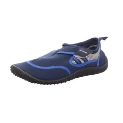 Sneakers Herren-Leinenslipper Badeschuh Blau-Schwarz