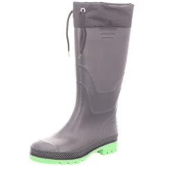 Sneakers Damen-Gummistiefel Ungefüttert Schwarz