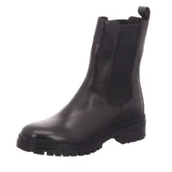 BOXX Damen-Stiefelette Chelsea Boot Schwarz
