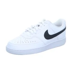 Nike Damen-Sneaker-Schnürhalbschuh Court Vision Low Next Nature Weiß