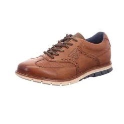 Bugatti Herren-Schnürhalbschuh Simone Comfort Cognac