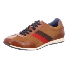 Bugatti Herren-Sneaker-Schnürhalbschuh Braun