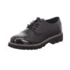 BOXX Damen-Schnürhalbschuh Schwarz