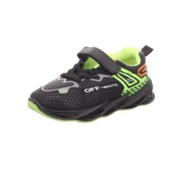 Sneakers Jungen-Slipper-Kletter-Sneaker Schwarz