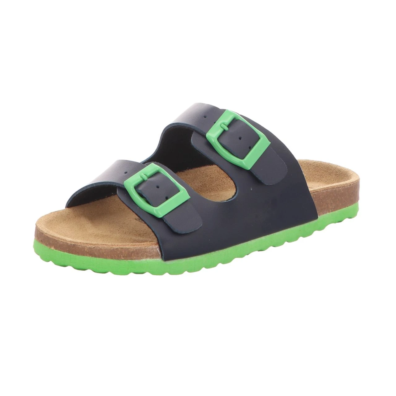 Sneakers Kinder-Bio-Pantolette Mit Tieffußbett Blau-Grün 1 Sneakers Kinder-Bio-Pantolette Mit Tieffußbett Blau-Grün