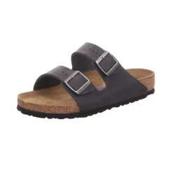 Birkenstock Herren-Bio-Pantolette Arizona SFB Schwarz