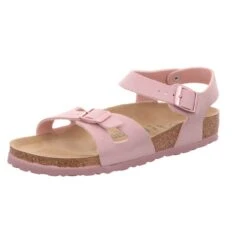 Birkenstock Mädchen-Sandalette-Pantolette Mit Tieffußbett Rio Kids Lila