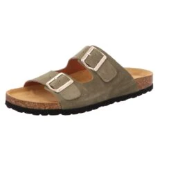 BOXX Damen-Bio-Pantolette Mit Tieffußbett Luna Grün