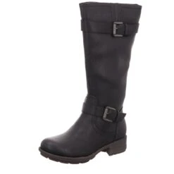 Alyssa Damen-Langschaftstiefel Mit Warmfutter Schwarz