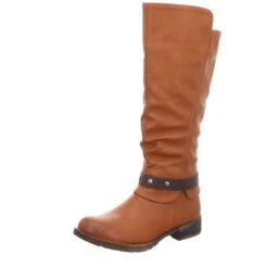 Alyssa Damen-Schaftstiefel Warmfutter Braun