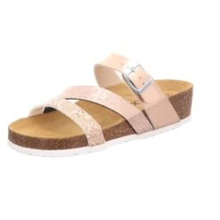 BOXX Damen-Bio-Pantolette Mit Tieffußbett Nadine Rosa