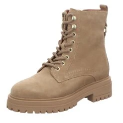 BOXX Damen-Schnürstiefelette Beige