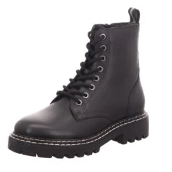 BOXX Damen-Schnürstiefelette Schwarz