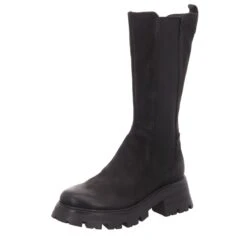 BOXX Damen-Stiefel-Stiefelette-Boot Schwarz
