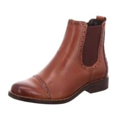 BOXX Damen-Stiefelette Chelsea Boot Braun