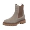 BOXX Damen-Stiefelette Chelsea Boot Grau-Beige