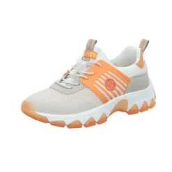 Bagatt Damen-Slipper-Sneaker Yuki Beige-Orange