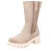 Bagatt Damen-Stiefelette-Schlupfstiefel Elara Beige