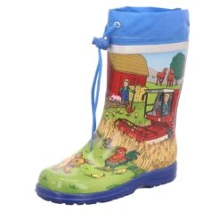 Beck Kinder-Gummistiefel Bauernhof Mehrfarbig