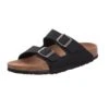 Birkenstock Damen-Bio-Pantolette Mit Tieffußbett Arizona BS Schwarz