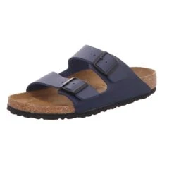 Birkenstock Herren-Bio-Pantolette Mit Tieffußbett Arizona Blau