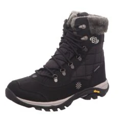 Brütting Damen-Outdoor-TEX-Stiefel Gefüttert Himalaya Schwarz