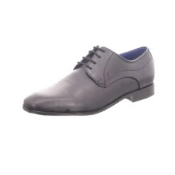 Bugatti Herren-Business-Schnürhalbschuh Mattia II Schwarz