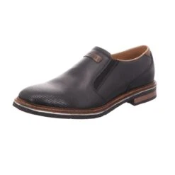 Bugatti Herren-Slipper Extra Weit Maik Exko Schwarz