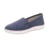 Caprice Damen-Slipper-Espadrille Blau