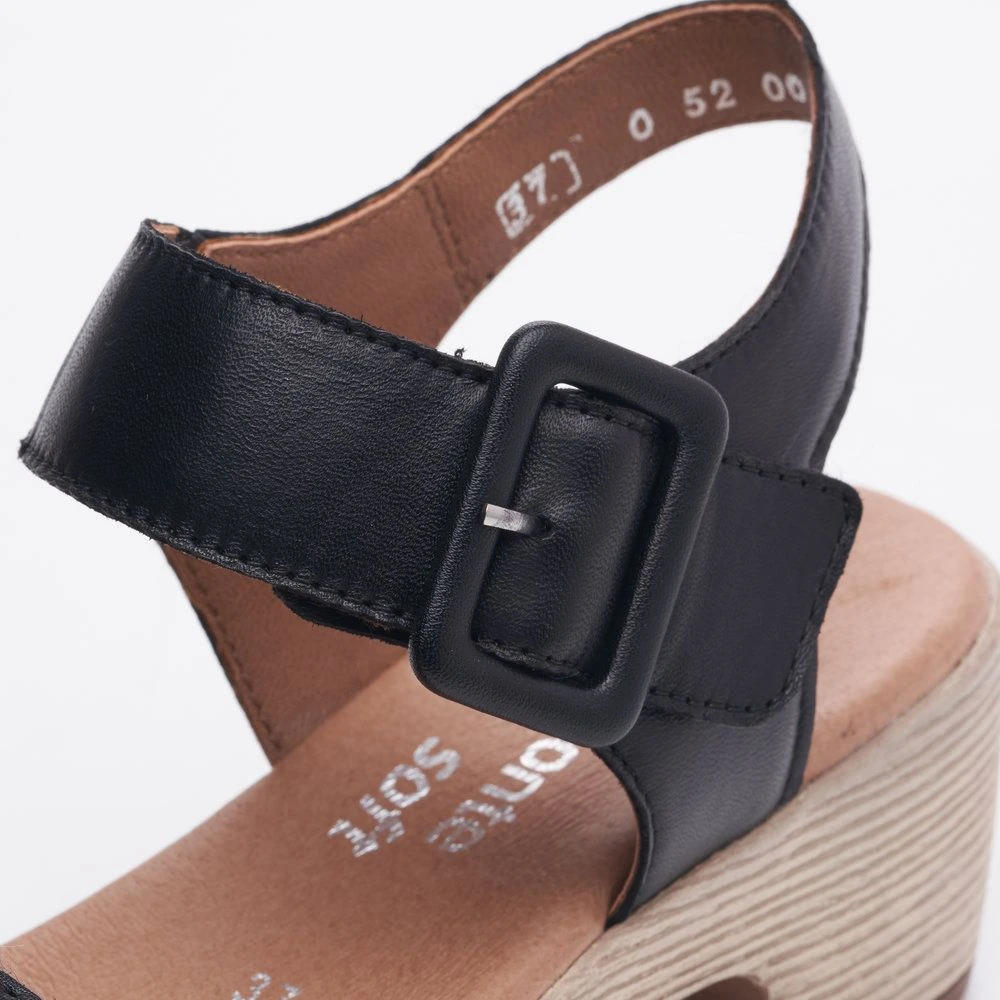 Remonte Damen-Sandalette Mit Absatz Schwarz 11 Remonte Damen-Sandalette Mit Absatz Schwarz – Bild 11