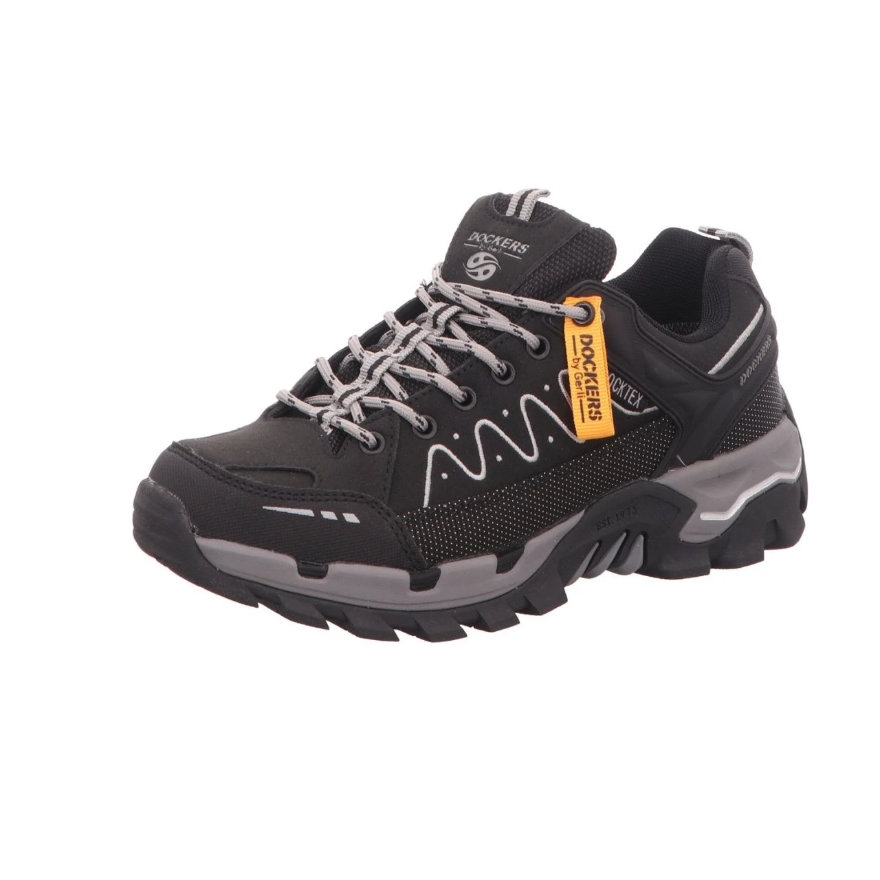 Dockers Damen-Schnürhalbschuh Schwarz 1 Dockers Damen-Schnürhalbschuh Schwarz