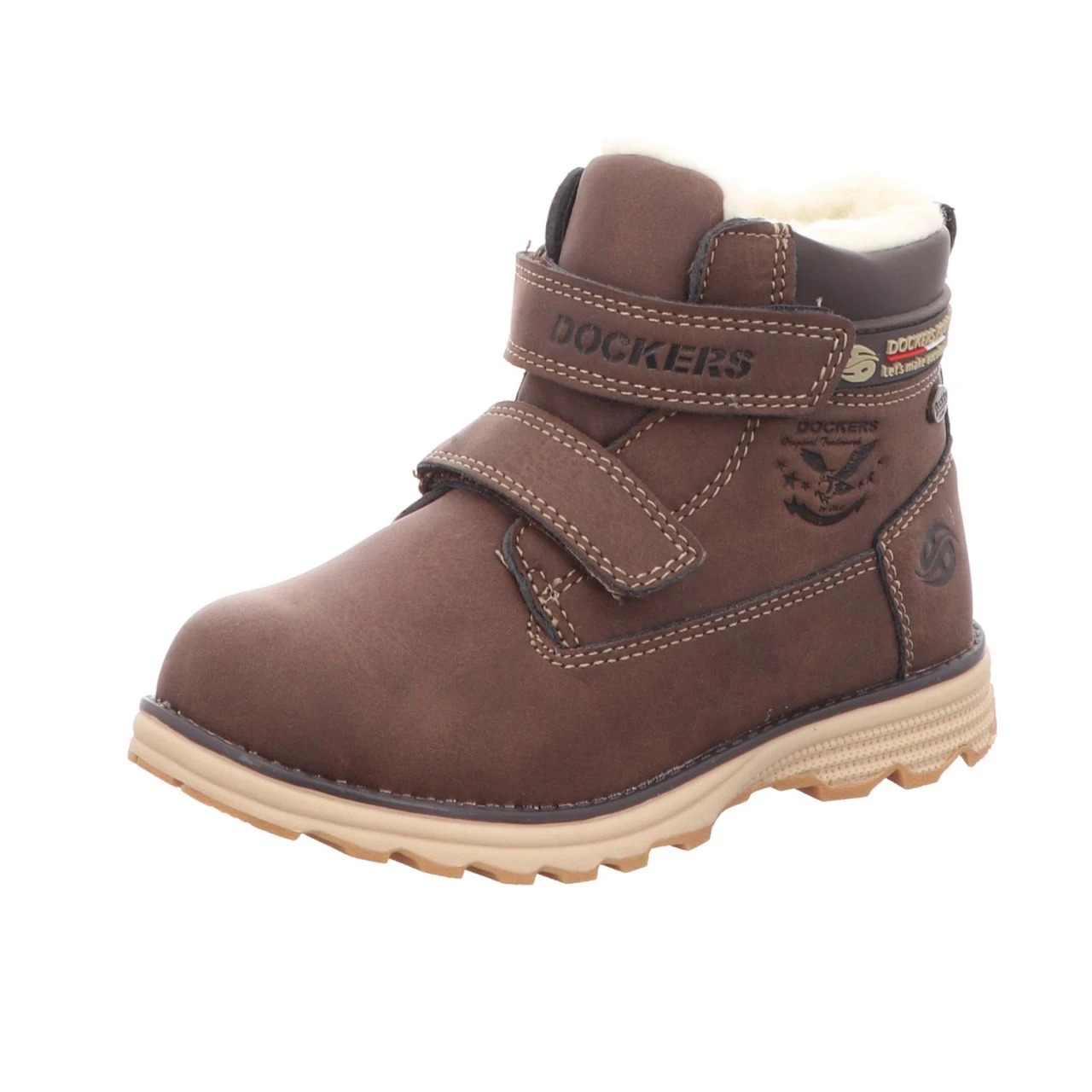 Dockers Jungen-Stiefelette-Kletter Gefüttert Mit TEX-Membran Braun 1 Dockers Jungen-Stiefelette-Kletter Gefüttert Mit TEX-Membran Braun