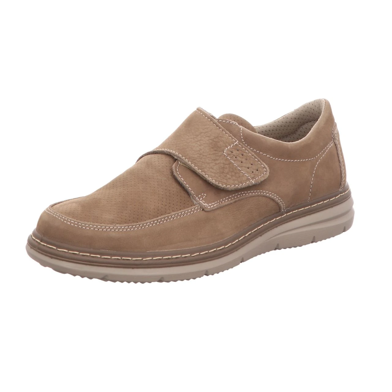 Imac Herren-Slipper Mit Mehrweite Beige-Schlamm 1 Imac Herren-Slipper Mit Mehrweite Beige-Schlamm