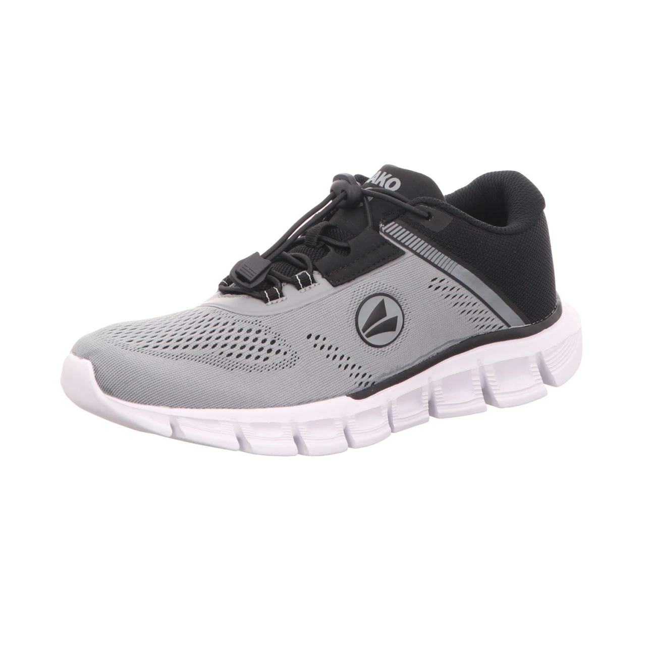 JAKO Herren-Slipper-Sneaker J-CL Nova Grau-Schwarz