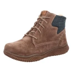 Josef Seibel Damen Schnürstiefelette Gefüttert Amelie 09 Taupe