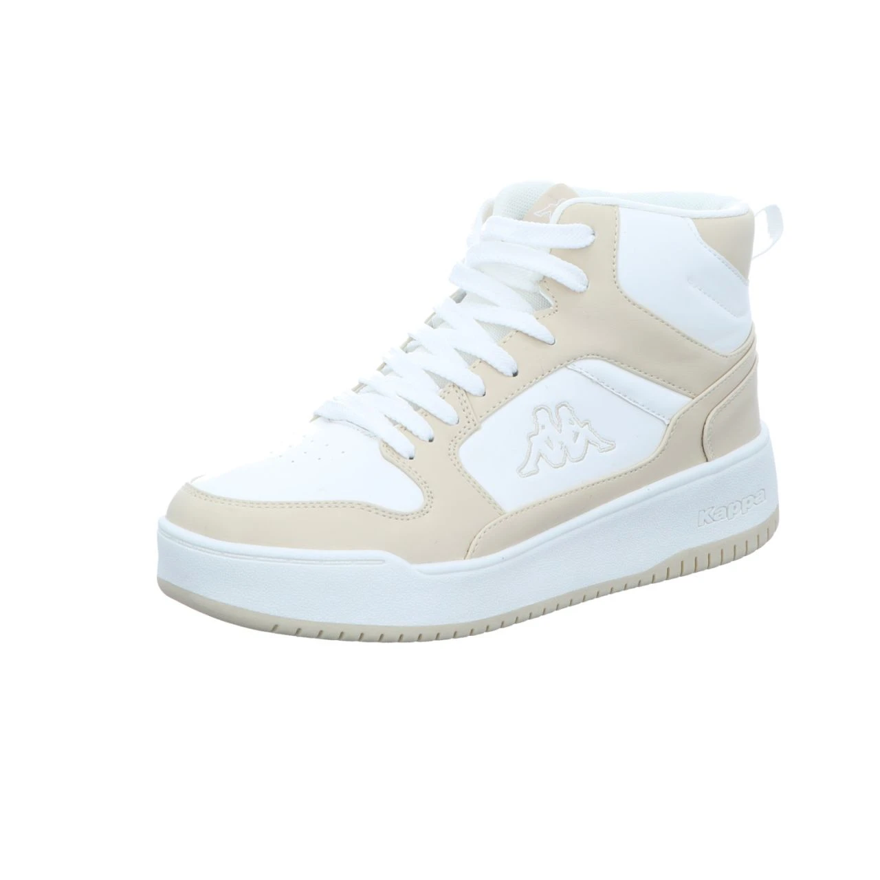 KAPPA Damen-High-Top-Sneaker Beige 1 KAPPA Damen-High-Top-Sneaker Beige