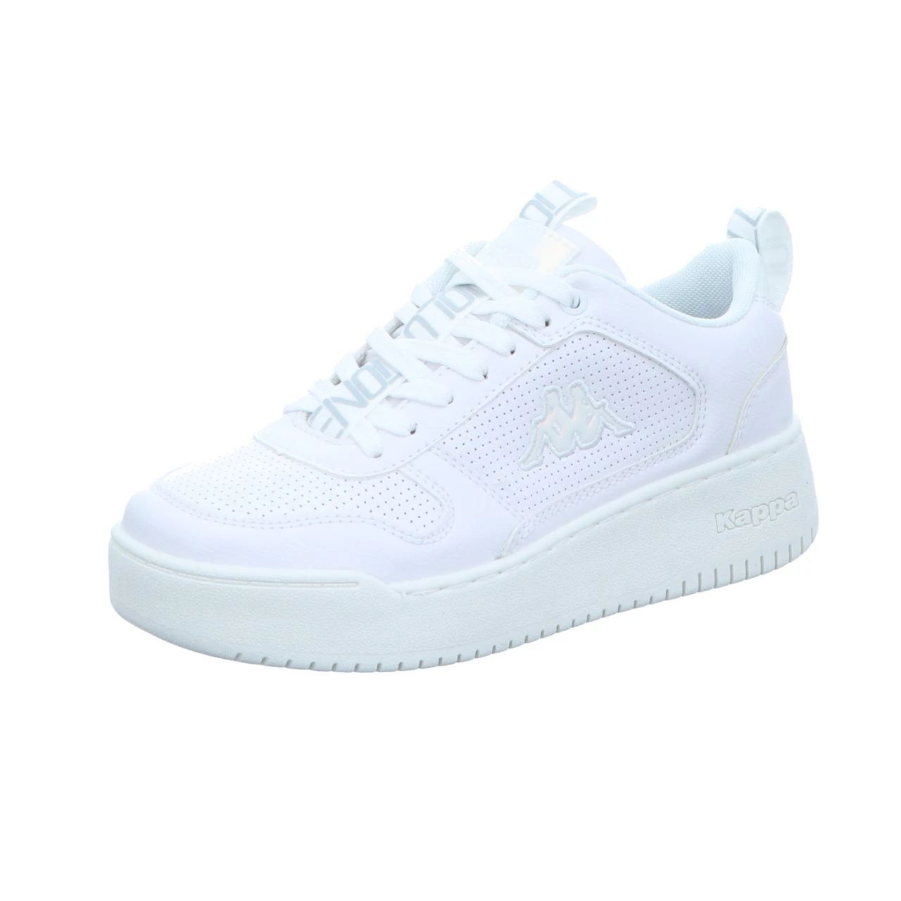 KAPPA Damen-Sneaker-Schnürhalbschuh Weiß 1 KAPPA Damen-Sneaker-Schnürhalbschuh Weiß