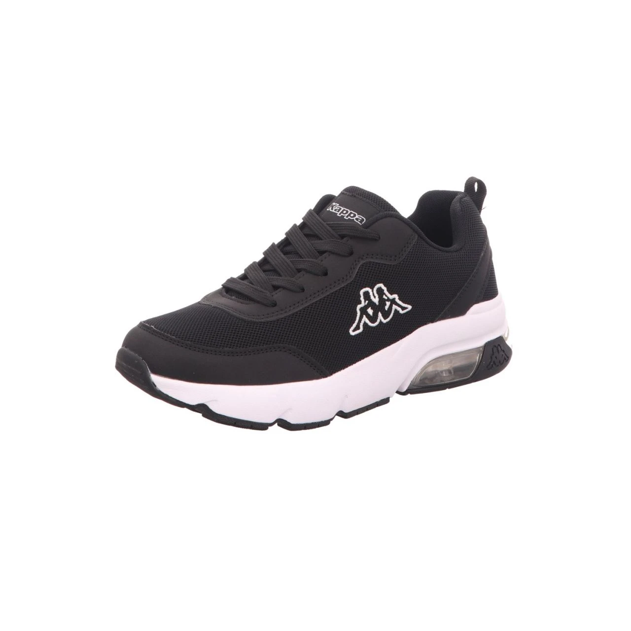 KAPPA Herren-Sneaker-Schnürhalbschuh Schwarz 1 KAPPA Herren-Sneaker-Schnürhalbschuh Schwarz