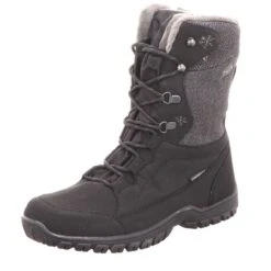 Lico Damen-Outdoor-TEX-Stiefel Gefüttert Schwarz