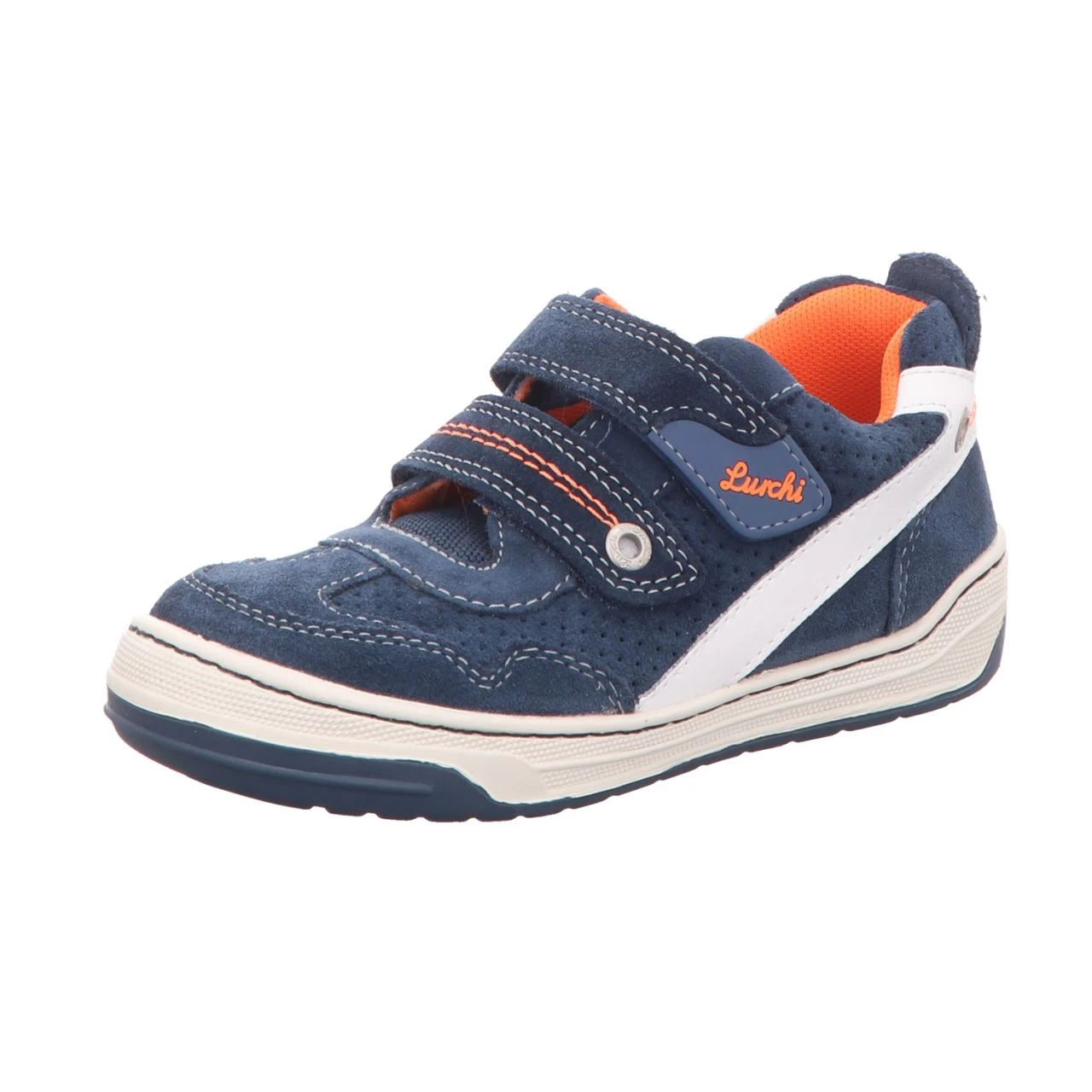 Lurchi Jungen-Kletter-Slipper-Sneaker Bruce Blau 1 Lurchi Jungen-Kletter-Slipper-Sneaker Bruce Blau