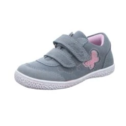 Lurchi Mädchen-Slipper-Kletter-Sneaker Toyah Grau