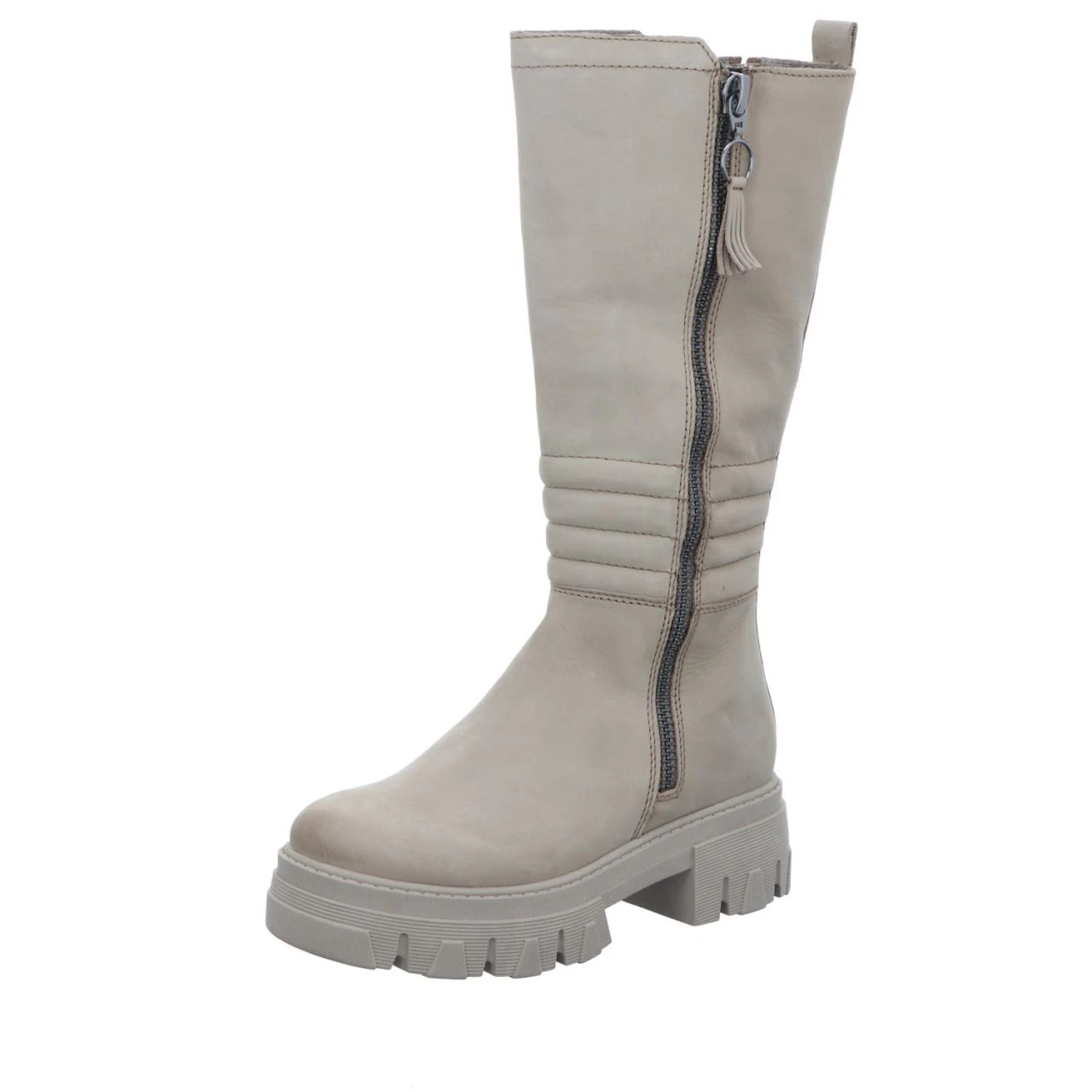 MARCO TOZZI Damen-Langschaftstiefel Beige 1 MARCO TOZZI Damen-Langschaftstiefel Beige