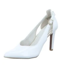 MARCO TOZZI Damen-Pumps Lack Weiß