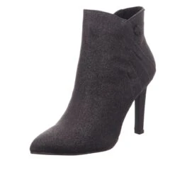 MARCO TOZZI By GMK Damen-Pumps-Absatzstiefelette Schwarz-Glitzer