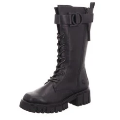 MARCO TOZZI By GMK Damen-Schnürstiefelette-Stiefel Schwarz