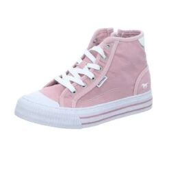 Mustang Damen-Leinenschnürstiefelette Rosa