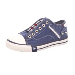 Mustang Damen-Leinenslipper Blau