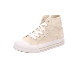 Mustang Damen-Leinenstiefelette Beige