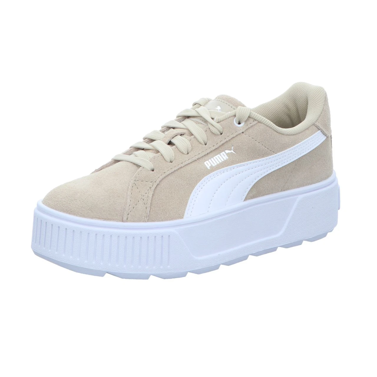 Puma Damen-Sneaker-Schnürhalbschuh Karmen Beige 1 Puma Damen-Sneaker-Schnürhalbschuh Karmen Beige